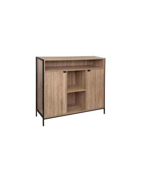 CREDENZA 181371 ALIAJ 2ANTE 114X37X110CM EFFETTO ROVERE NATURALE