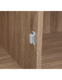 CREDENZA 181371 ALIAJ 2ANTE 114X37X110CM EFFETTO ROVERE NATURALE