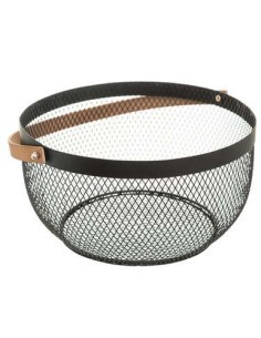 CESTINO 162151 METALLO 29CM NERO