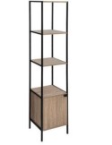 SCAFFALE 181379 ALIAJ 35X35X176CM EFFETTO ROVERE NATURALE