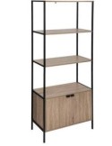 LIBRERIA 181381 ALIAJ 68X35X176CM EFFETTO ROVERE NATURALE