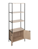 LIBRERIA 181381 ALIAJ 68X35X176CM EFFETTO ROVERE NATURALE