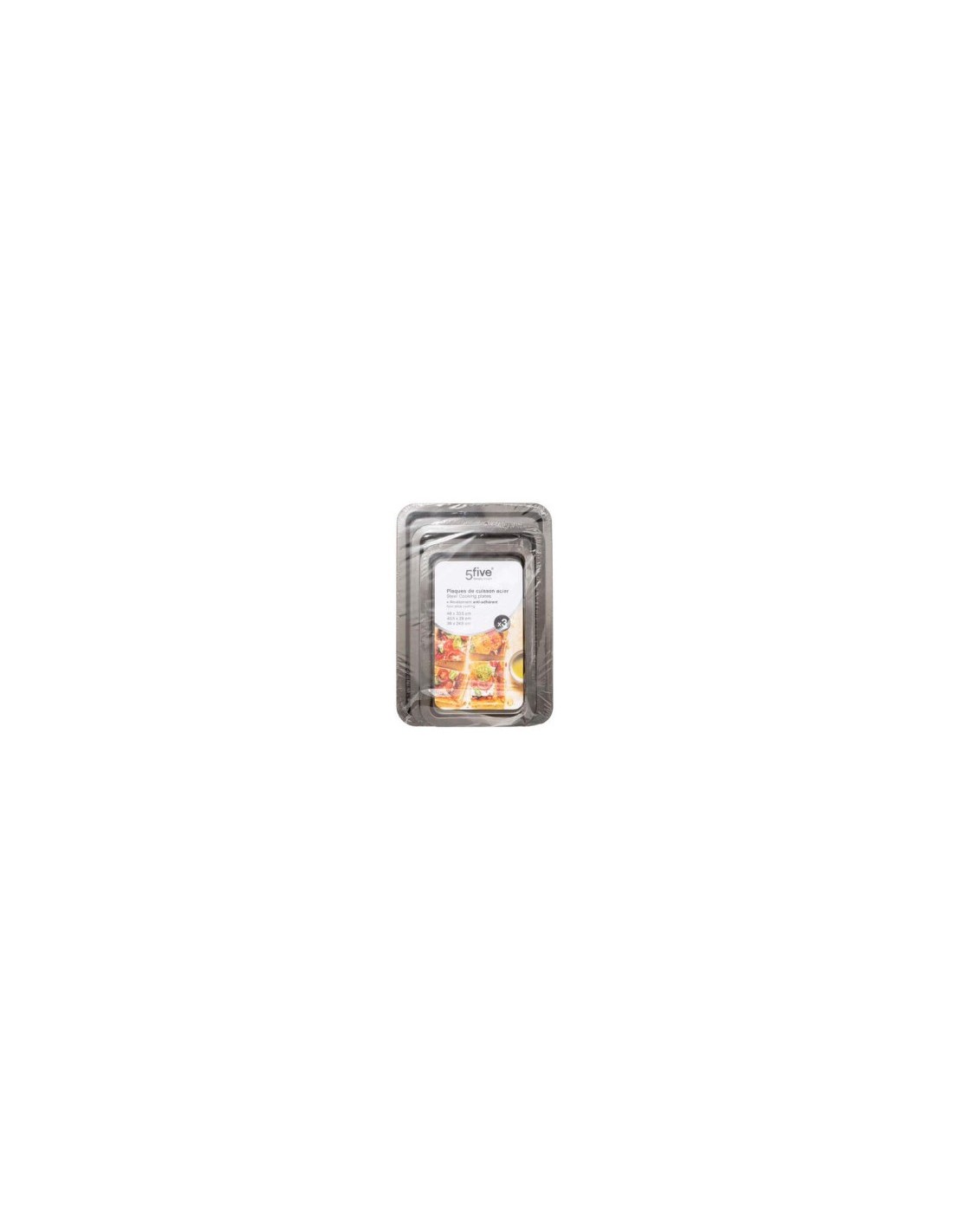 SET 3 TEGLIE 100146 METALLO 39X24/43X29/48X33CM