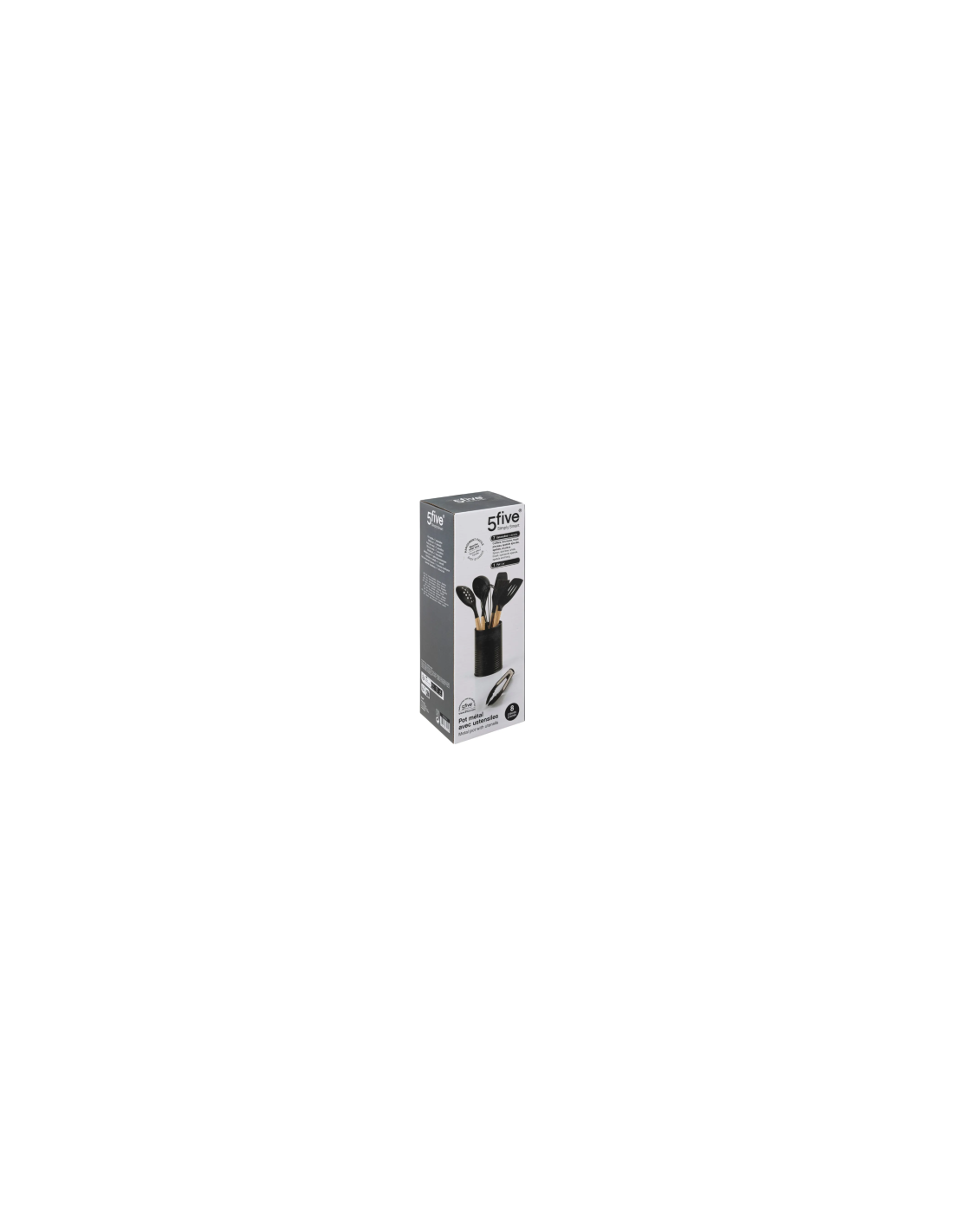 SET 7 UTENSILI 189394 CON CONTENITORE METALLO