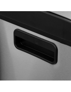 PATTUMIERA DOPPIA 186157A ARIANE 30+30LT INOX ARGENTO