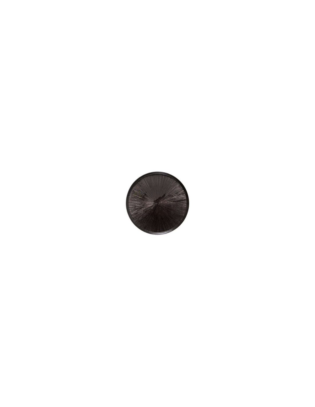 PIATTO ASTRA NERO 28CM su TreG Ingrosso