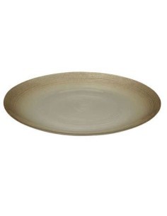 PIATTO PORTATA 140628H VETRO 28CM MADREPERLA