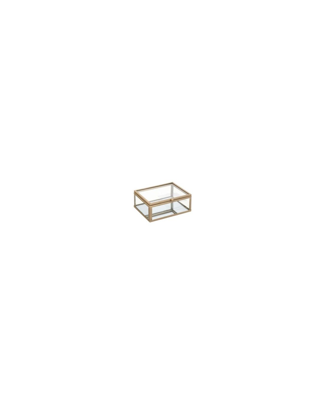 PORTAGIOIE 187741 METALLO/VETRO 10X9X4CM