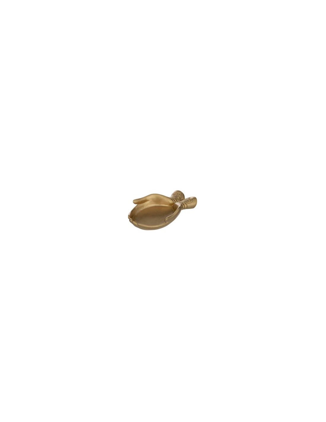 SVUOTATASCHE 195051 MANI RESINA 22X14X4CM DORATO
