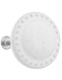 SET 2 POMELLI 195126 CERAMICA 4X4,6CM BIANCO