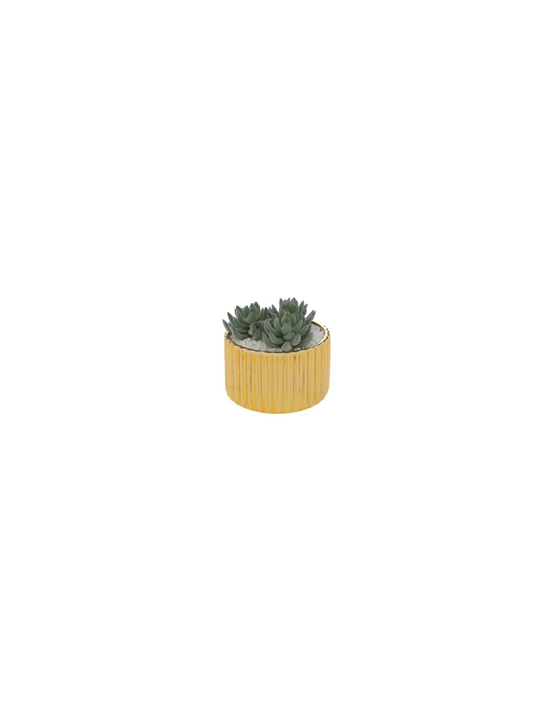 PIANTA 196706 VASO CERAMICA 14X14CM DORATO