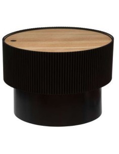 TAVOLINO 197741B ENOLA MDF NERO 55X38CM