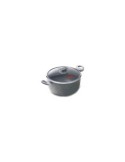 REGINA DI PIETRA CASSERUOLA 2M 32CM CON COPERCHIO VETRO