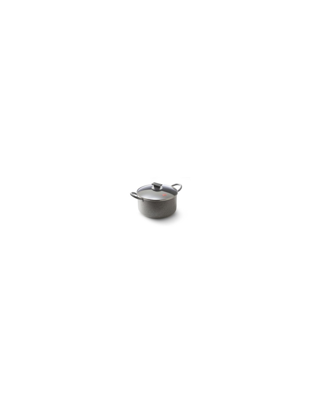 TUTTI INSIEME STONE CASSERUOLA 2M 32CM CON COPERCHIO VETRO