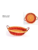 CESTA 38014 TONDA FASCIA ROSSA 50CM (0330) su TreG Ingrosso