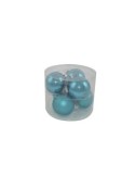 SET 6PALLE VETRO LUCIDA/OPACA 10CM 2ASS.BLU 10251601/B-S&M su TreG ...