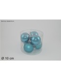 SET 6PALLE VETRO LUCIDA/OPACA 10CM 2ASS.BLU 10251601/B-S&M su TreG ...