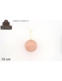 SFERA VETRO 10CM ROSA ANTICO (0150) su TreG Ingrosso