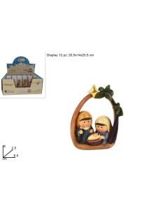 SANTA FAMIGLIA BIMBI 8CM su TreG Ingrosso