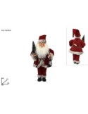 BABBO NATALE CARILLON 45CM CON LANTERNA E ALBERO su TreG Ingrosso