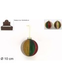 SFERA VETRO 10CM MULTICOLOR ASSORTITO su TreG Ingrosso
