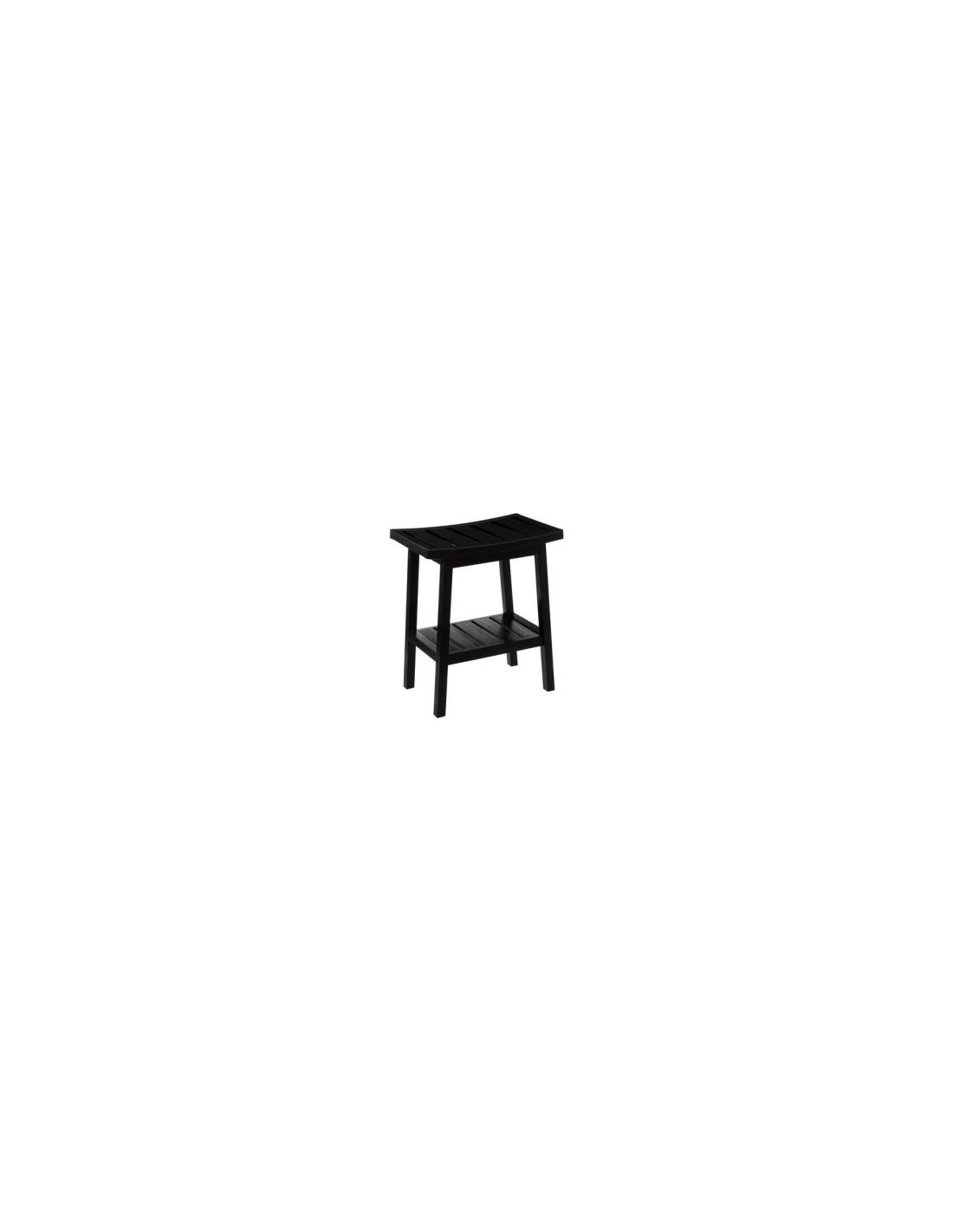 SGABELLO BAGNO 174605A BAMBOO NERO