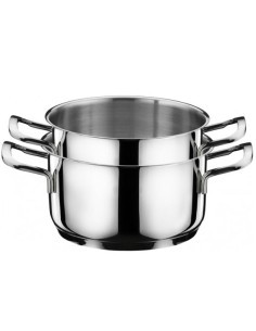 ANETT SET 2 CASSERUOLE 1185 22/24 INOX su TreG Ingrosso