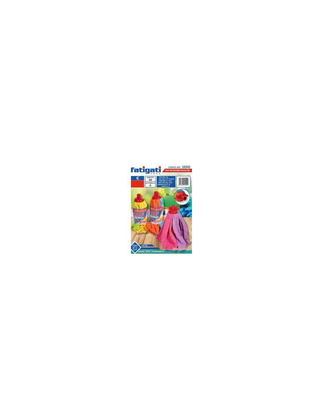 MOP MICROFIBRA 55429 BICOLORE 160GR
