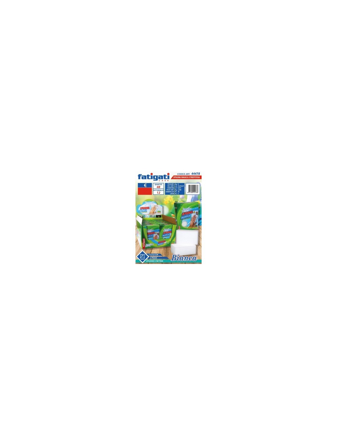 COPPIA SPUGNE 44478 MULTIUSO