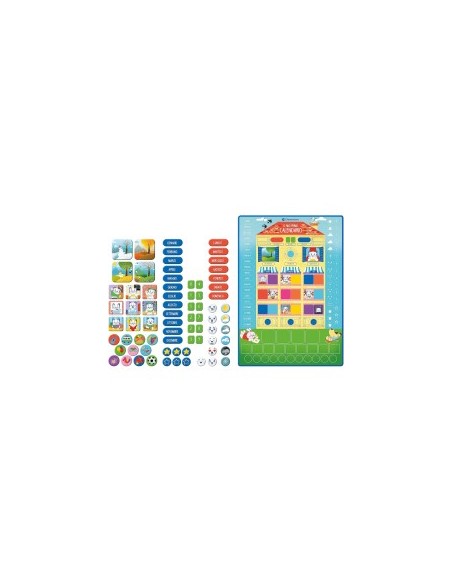 SAPIENTINO CLEMENTONI ORGANIZER MAGNETICO GIOCO EDUCATIVO PER BAMBINI