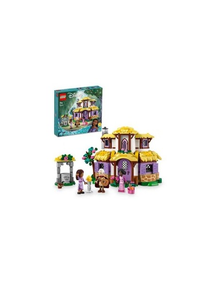 LEGO Disney Wish Il Cottage di Asha, Casa delle Bambole Giocattolo dal Film con Mini Bamboline e Figura di Star 43231