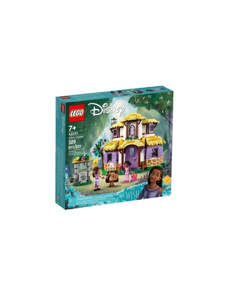 LEGO Disney Wish Il Cottage di Asha, Casa delle Bambole Giocattolo dal Film con Mini Bamboline e Figura di Star 43231