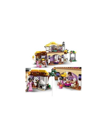 LEGO Disney Wish Il Cottage di Asha, Casa delle Bambole Giocattolo dal Film con Mini Bamboline e Figura di Star 43231