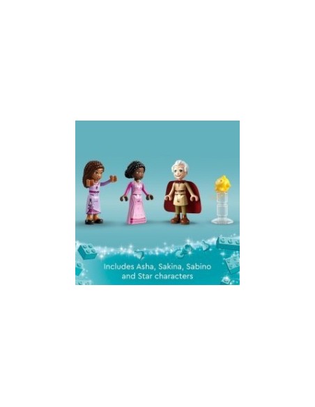 LEGO Disney Wish Il Cottage di Asha, Casa delle Bambole Giocattolo dal Film con Mini Bamboline e Figura di Star 43231
