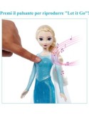 Frozen bambola ELSA  con look elegante canta All'alba sorgerò 3+