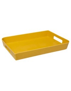 VASSOIO 179729C MELAMINA 35X25 GIALLO su TreG Ingrosso