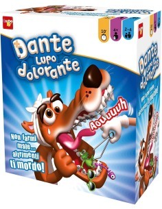 Rocco Giocattoli - Dante Lupo Dolorante, Gioco Interattivo, Aiuta il Lupo con Mal di Denti, Gioco per Bambini dai 4 Anni