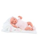REBORN BAMBOLA 3040 ANE VESTITO ROSA su TreG Ingrosso