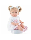 REBORN BAMBOLA 827 ALINA VESTITO BIANCO/ROSA su TreG Ingrosso