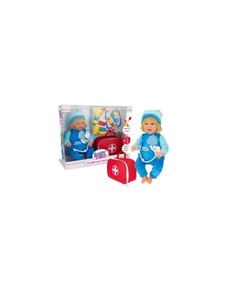 BABY TEO 67158 BAMBOLOTTO 45CM CON KIT DOTTORE