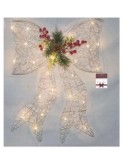 FIOCCO METALLO 40CM CON LUCI LED ASSORTITO