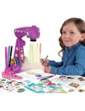 Lisciani Giochi, Princess Projector Drawing School, Proiettore per Disegno, 4 Dischi, 8 Pennarelli, Multicolore