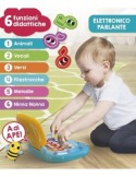 CAROTINA Baby Laptop LED Screen, Laptop Elettronico Parlante con Luci e Melodie, Display Specchio, Gioco Educativo - Lisciani
