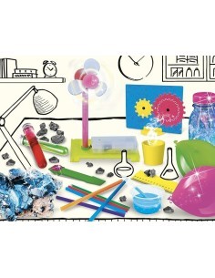 I'm a Genius Laboratorio di Scienze, Kit Completo con Provette, Pipetta, Palloncini e Manuale Illustrato