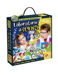 I'm a Genius Laboratorio di Scienze, Kit Completo con Provette, Pipetta, Palloncini e Manuale Illustrato