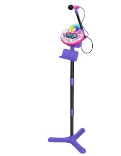 Karaoke Kidi Superstar Lightshow, Microfono Regolabile con Disco Ball Luminosa e Tecnologia Magic Voice, Karaoke per Bambini