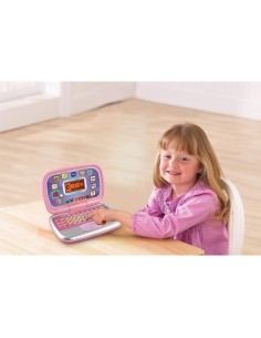 Computer Bit Smart Rosa, 20 Attività Educative, Schermo Interattivo, Personalizzabile, Tastiera QWERTY