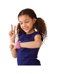 Orologio Smart Kidizoom Rosa, Smartwatch con Doppia Fotocamera e Videocamera, 8 Giochi e Sfide Sportive, Memoria 256 MB