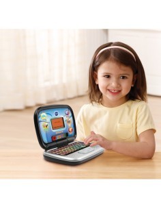 Computer Bit Smart Nero, 20 Attività Educative, Schermo Interattivo, Personalizzabile, Tastiera QWERTY