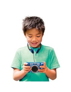 Fotocamera Kidizoom Duo Blu, Doppia Lente, 75+ Filtri, Ampio Display, Funzioni Extra, Resistente